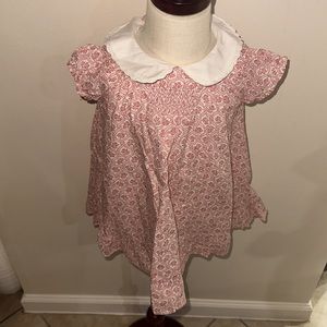 Janie and Jack. Pink floral dress. 12-18 months.